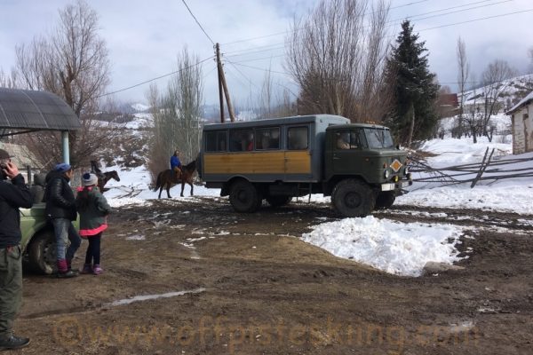 Our transport back to Karakol.