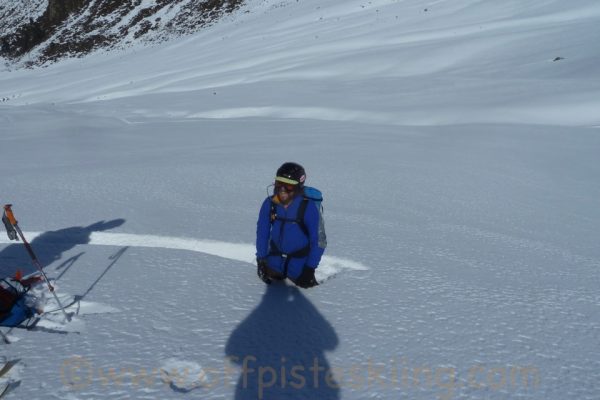 Erick demonstrating the depth of the Kyrpow!