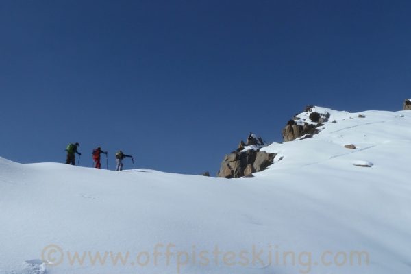 Summit ridge of Kyzyl Tash.